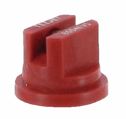 Pièces agricoles - Pièce Pulvérisateur - Buse de bordure TP 80° 04 rouge acier inoxydable TeeJet
