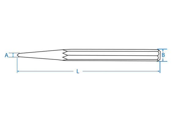 Outils - Outils divers - Blister de pointeau 4mm L:120mm