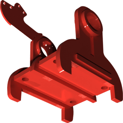 Pièces agricoles - Pièce divers - Support de tendeur RS peinte