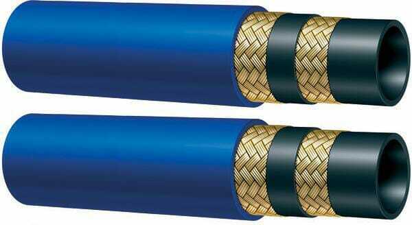Pièces agricoles - Hydraulique - Flexible haute pression 2SC bleu 1/2"