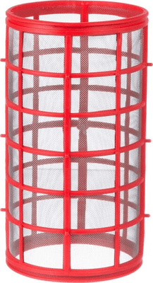 Pièces agricoles - Pièce Pulvérisateur - Cartouche filtrante 32 mesh rouge avec joints toriques