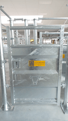 Materiels - Accessoires 30Kg-50Kg - PORTILLON -F- TOLE FIXE L.1.30M V2