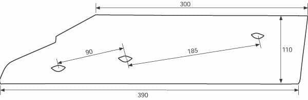 Pièces agricoles - Travail du sol - C/sep court D.