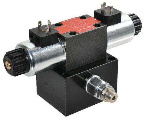 Pièces agricoles - Hydraulique - Base avec soupape 24 V c.c.