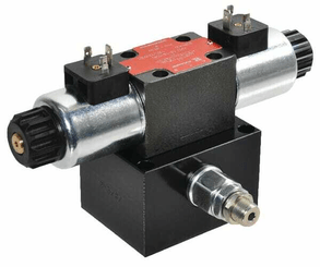 Pièces agricoles - Hydraulique - Base avec soupape 24 V c.c.