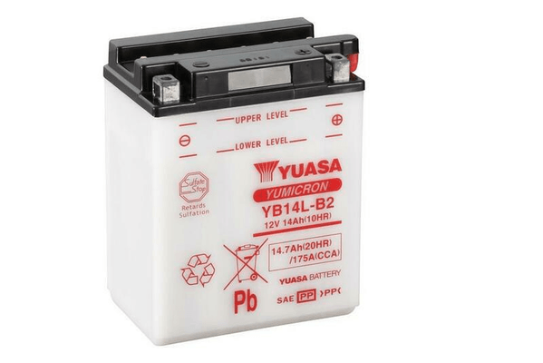 Pièces Quad & Motos - Electrique - Batterie YUASA conventionnelle sans pack acide - YB14L-B2