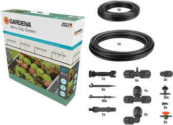 Pièces agricoles - Hydraulique - Kit d'irrigation Micro-Drip (35 plantes)