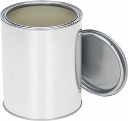 Chimie - Chimie divers - Boîte de peinture+couv. 1 l