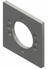 Pièces agricoles - Hydraulique - Support pour Plaque OMP OMR OM