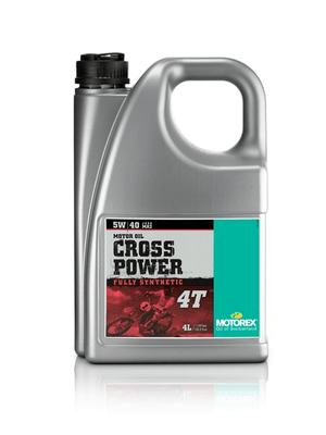 Pièces Quad & Motos - Lubrifiants et nettoyants - Huile moteur MOTOREX Cross Power 4T - 5W40 4L