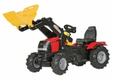 Tracteur à pédales avec chargeur frontal, Case IH Puma, avec roues pneumatiques, à partir de 3 ans, rollyFarmtrac de Rolly Toys