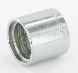 Pièces agricoles - Hydraulique - Jupe à sertir Ø33x30,5mm DN16 acier / zingué Alfagomma