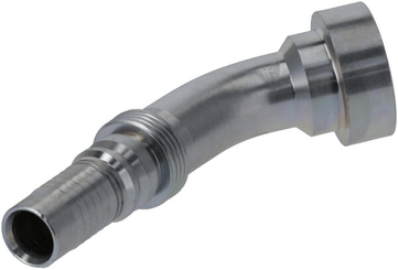 Pièces agricoles - Hydraulique - Raccord à sertir 4SH-DN20 bride Ø 41,3 mm 45°
