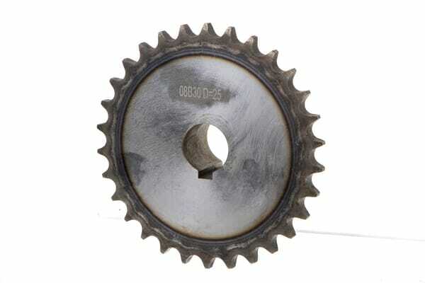 Pièces agricoles - Transmission - Pignon Simplex 30 dents chaîne 1/2" 08 B-1 alésé 25 mm Kramp