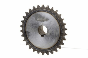 Pièces agricoles - Transmission - Pignon Simplex 30 dents chaîne 1/2" 08 B-1 alésé 25 mm Kramp