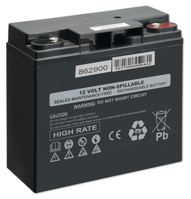 Electricité de bâtiment - Installation électrique - Batterie booster 22Ah 12V (par 1)