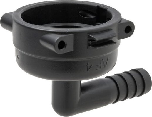 Pièces agricoles - Pièce Pulvérisateur - Raccord à fourche, femelle 90° AF4, embout de tuyau 13 mm