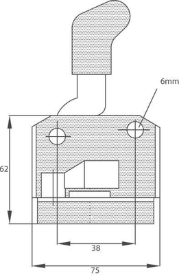 Pièces agricoles - Pièce divers - Verrou de porte int. gauche