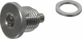 Bouchon magnétique de boîte plan. 1/4" BSP