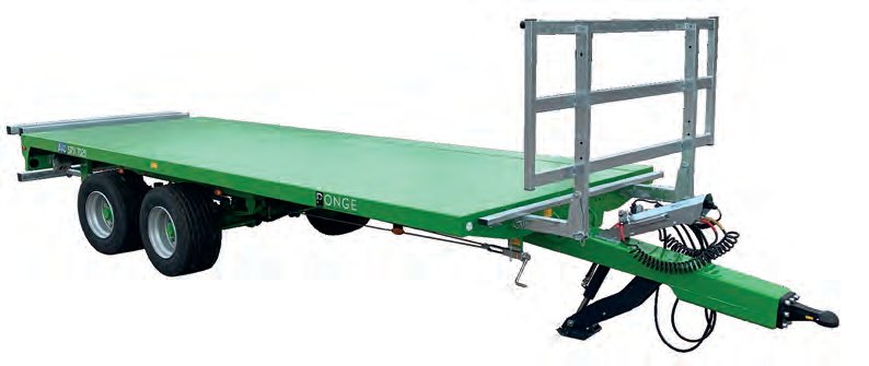 Materiels - Plateau fourrager - Plateau semi-porté 9 mètres 24 tonnes – simple essieu - freinage double ligne hydraulique