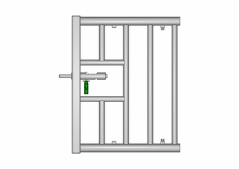 Accessoires et options matériel  - Matériel d'élevage - autre - AVANT DE PORTILLON VEAU DE H.0.80M