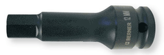 Douille impact hexagonale mâle entraînement 1/2" SW 19 longueur 78mm (par 1)