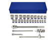 Coffret 3/4" 28 pièces de 21 à 60mm KT PRO American Design