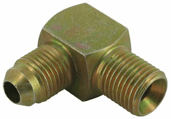 Pièces agricoles - Hydraulique - Racc. coudé 1/4x1/2 BSP/JIC