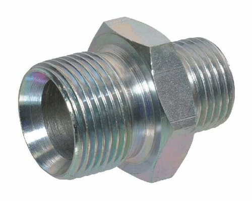 Pièces agricoles - Hydraulique - Adaptateur droit male BSP 3/4 - 1/2
