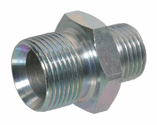 Pièces agricoles - Hydraulique - Adaptateur droit male BSP 3/4 - 1/2