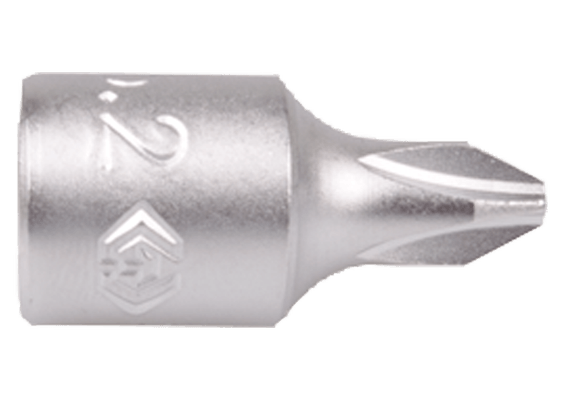 Outils - Outils divers - Douille tournevis monobloc 1/4 PHILLIPS N°2