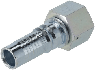 Pièces agricoles - Hydraulique - Raccord à sertir 4SH-DN20-3/4" BSP
