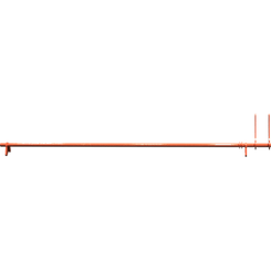 Pièces agricoles - Pièce divers - Arbre de commande 3m soudé -peint-