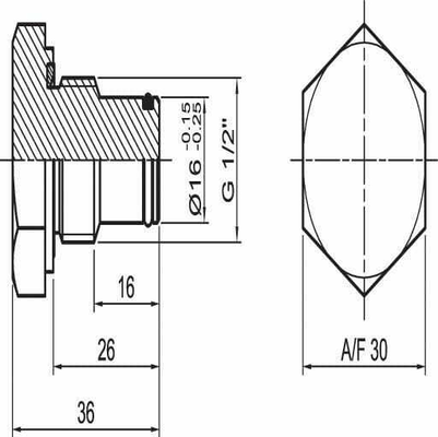 Pièces agricoles - Hydraulique - Nipple d'indicateur