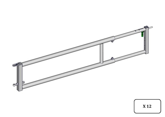 Materiels - Cage de contention - PACK DE 12 PORTE AUTOLOCK EX2 DE 2/3M