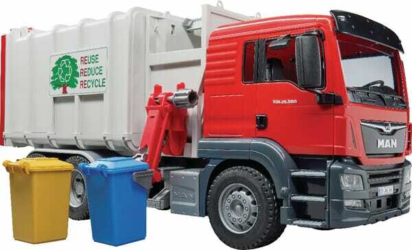 Loisirs - Jouets - Côté Camion poubelle MAN