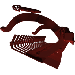 Pièces agricoles - Pièce divers - BARRE DE DECROTTOIR 3.00m cpl. vissé