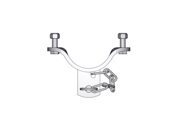 Materiels - Accessoires 0Kg-5Kg - DEMI BRIDE RONDE D.102MM 1D A L'AXE