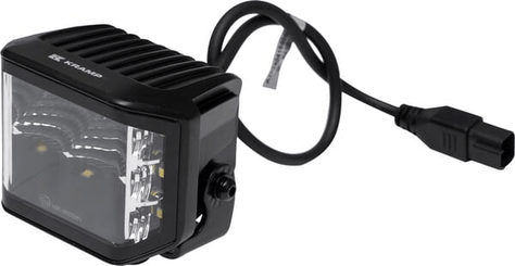 Pièces agricoles - Eclairage - Phare de travail LED, 70W, 8400 lm, carré, 12/24V, blanc, 97x77x75mm prise Deutsch, faisceau diffus, 10 LED