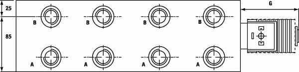 Pièces agricoles - Hydraulique - Plaque de base NG10