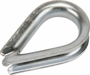 Pièces agricoles - Fasteners - Cosse-coeur zingué 12 mm