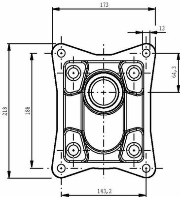 Pièces agricoles - Hydraulique - Moteur KM40.109R0-85E5-LEG/ED