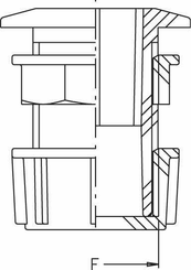 Pièces agricoles - Pièce Pulvérisateur - Sortie de réservoir complet 1"