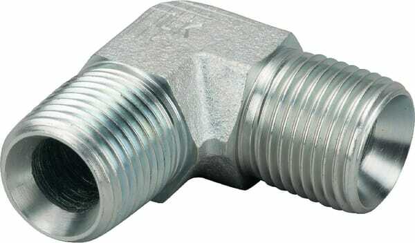Pièces agricoles - Hydraulique - Union mâle BSP1/2 - MC1/2-90°