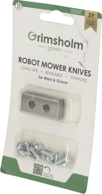 Pièces agricoles - Jardin et forêt pièce adaptable - Lame robot Worx x 12pcs