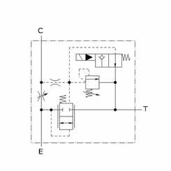 Pièces agricoles - Hydraulique - Clapet de régulation de pression en acier