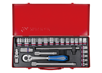Outils - Outils divers - Coffret de douilles 1/2" 24 pièces SAE
