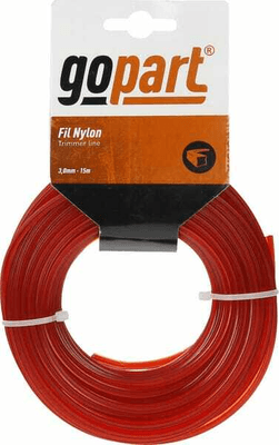 Pièces agricoles - Jardin et forêt pièce adaptable - Fil de coupe Ø 3mm 15m carré rouge gopart