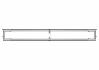 Materiels - Cornadis - PACK DE 6 PANNEAUX ENGRAISSEMENT 2TUBES L.5M