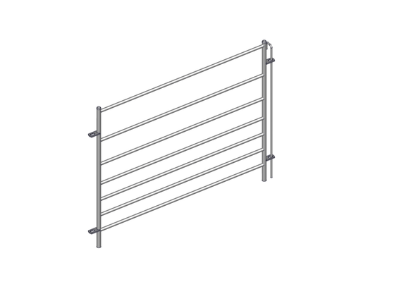 Materiels - Accessoires 100Kg-200Kg - PACK DE 12 CLAIES OVIN 7 LISSES H.1M L.1.25M